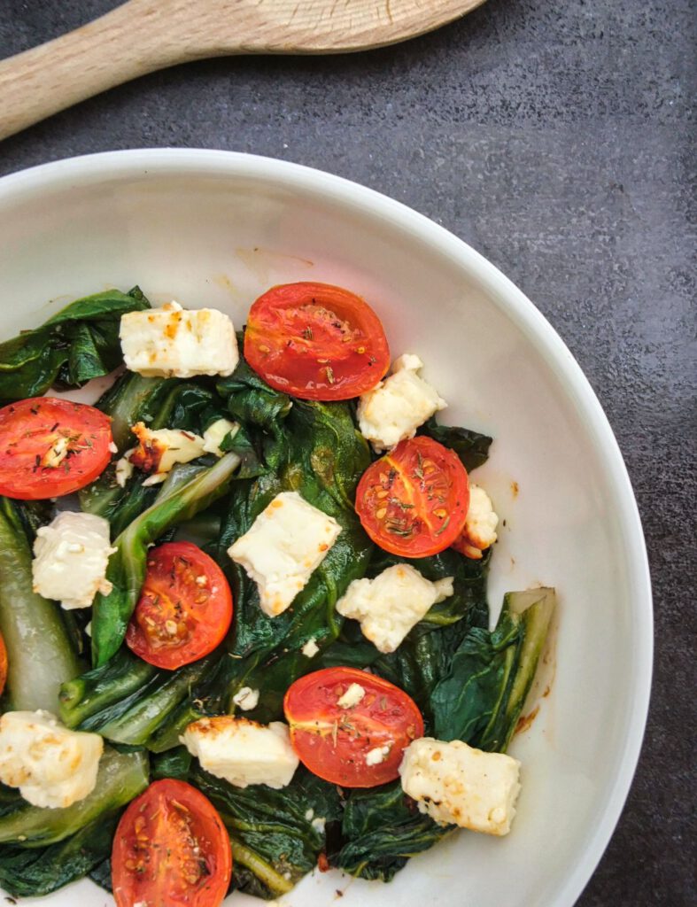 Überbackener Mangold mit Feta und Tomaten - Matt kocht!